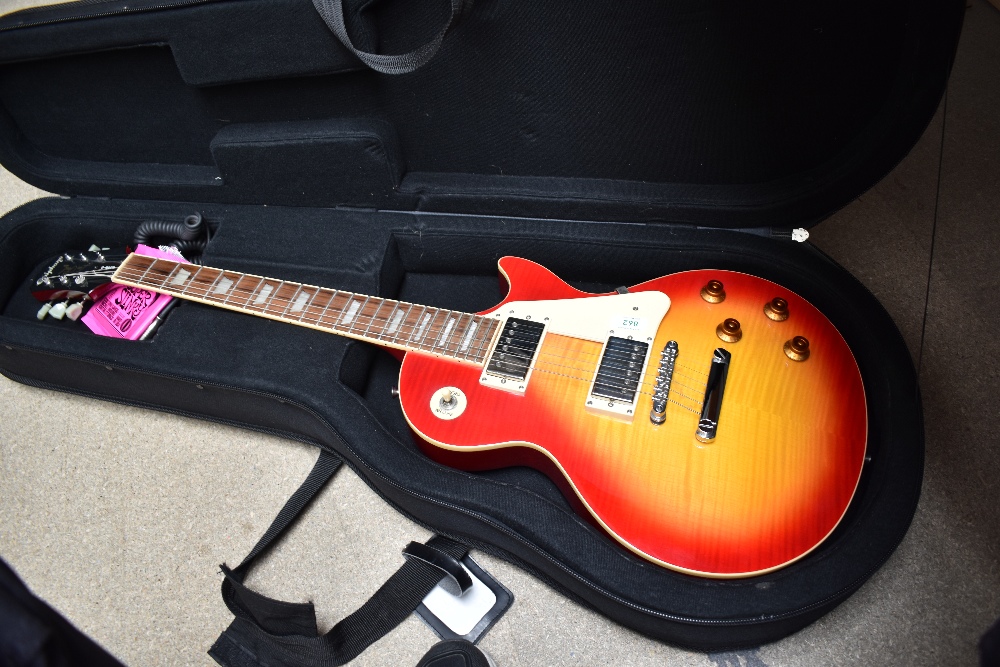 An Epiphone by Gibson Les Paul electric guitar, s/n B11016494(Czech Republic (Bohemia)January 2011)