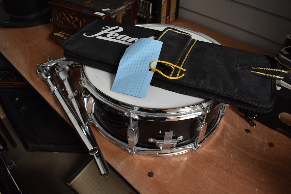 A Pearl Roadshow five piece drum kit, plus sticks in Pearl case, very nice condition , being sold - Image 3 of 6
