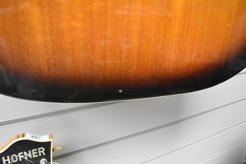 A Harmony Sovereign jumbo acoustic guitar, sunburst (This guitar forms part of the Olly Alcock - Image 10 of 10