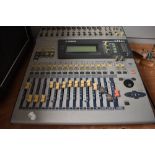 A Yamaha digital mixing console, 01V