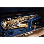 A Vito (Leblanc) Japan alto saxophone, with unbranded mouthpiece and Leblanc hard case, serial