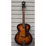 A 1971 Hofner Congress 5110 archtop guitar, serial number 15.533, verified by Christian Benker at