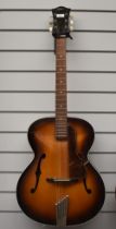 A 1971 Hofner Congress 5110 archtop guitar, serial number 15.533, verified by Christian Benker at