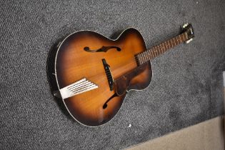 A 1971 Hofner Congress 5110 archtop guitar, serial number 15.533, verified by Christian Benker at