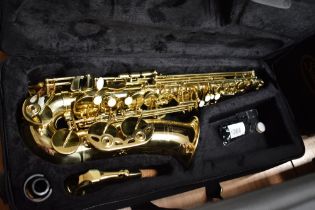 A Sonata alto saxophone with fitted case, serial number 16050174