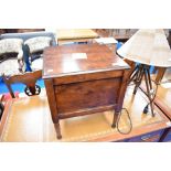 A 19th Century mahogany framed commode