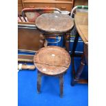 Two traditional stools