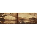 19th/20th Century School, photographic print, A striking illustration of Derwentwater, Lake