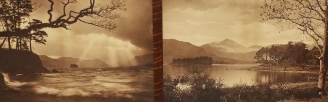 19th/20th Century School, photographic print, A striking illustration of Derwentwater, Lake