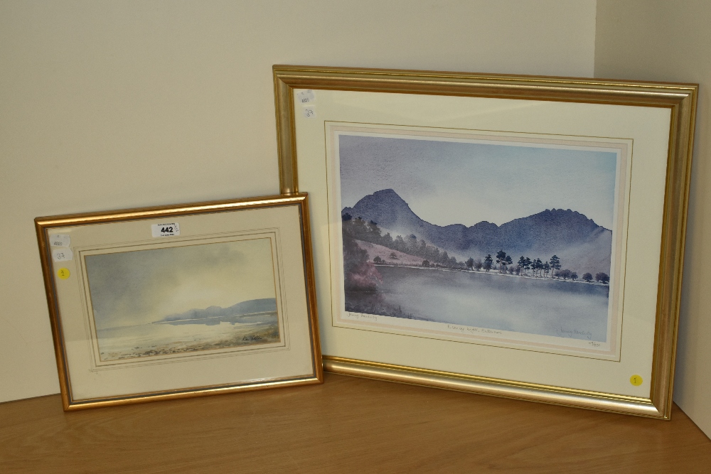 *Local Interest - Ken Allen (20th Century, British), watercolour, 'Bardsea Beach', signed to the - Image 2 of 4