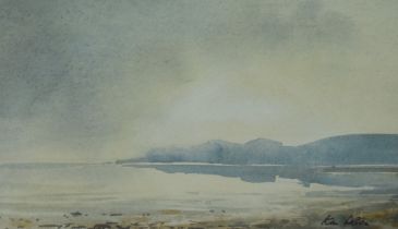 *Local Interest - Ken Allen (20th Century, British), watercolour, 'Bardsea Beach', signed to the