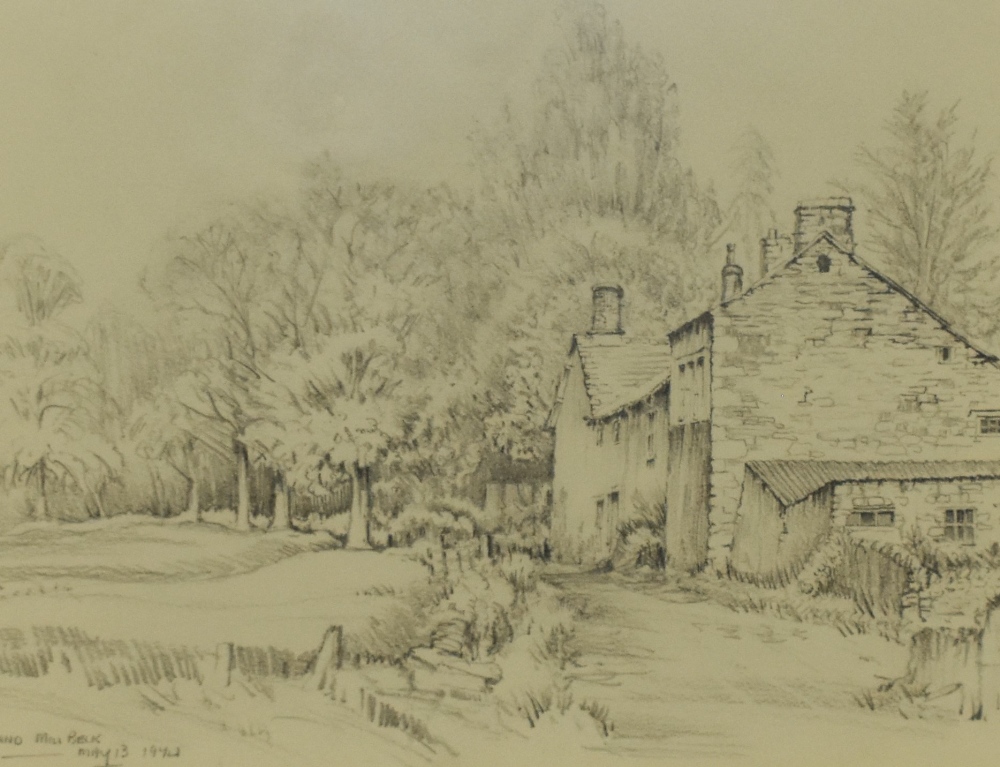 *Local Interest - Neil Taylor (20th Century, British), pencil sketch, 'Natland Mill Beck',