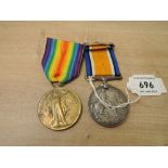 A WWI Pair of Medals to 1078595 SPR.S.GORDON.CANADIAN ENGS, War & Victory Medals, Colonial Troops