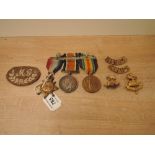 A WWI Trio, 1914-15 Star to 15316 PTE.R.BURNS.L/POOL.R, War & Victory Medals to 15316 PTE.R.C.