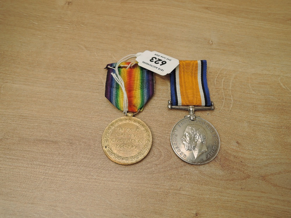 A WWI Medal Pair, War & Victory Medals to 41292 CPL.S.P.MILNER.MANCH.R, both with ribbons - Image 2 of 4