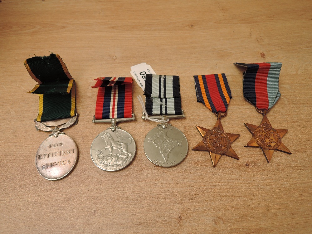 A group of WWII Medals to P.Q.M.S.A.NAYLOR.KOLA.G.F ( Gold Fields ).B.N.A.F.I, 1939-45 Star, Burma