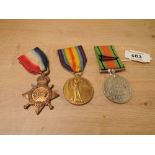 A WWI Pair and a WWII Defence Medal, 1914-15 Star and Victory Medal to 209828 J.CORKER.A.B.R.N