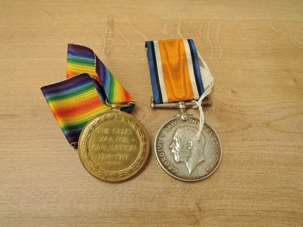 A WWI Pair to 447181 A.CPL.W.PERKS 15th CANADIAN INFANTRY, War & Victory Medals, Colonial Troops - Image 2 of 4