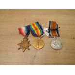 A WWI Medal Trio, 1914-15 Star to 1688 L.CPL.R.LEEMING.DURH.L.I, War Medal & Victory Medal to 1688