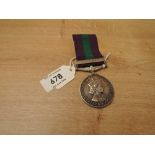 A Queen Elizabeth II British General Service Medal 1918-62, Cyprus clasp to 23497018 GNR.A.J.KEYES.