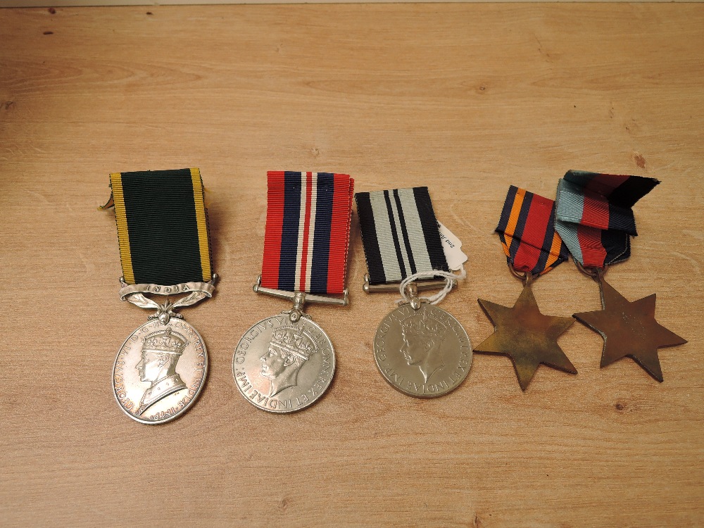 A group of WWII Medals to P.Q.M.S.A.NAYLOR.KOLA.G.F ( Gold Fields ).B.N.A.F.I, 1939-45 Star, Burma - Image 2 of 5