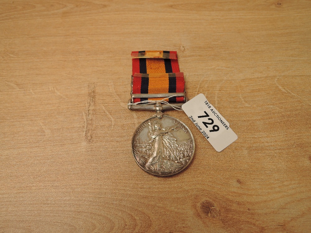A Queen's South Africa Medal with three clasps, Cape Colony, Orange Free State and Transvaal to 5511 - Image 2 of 4