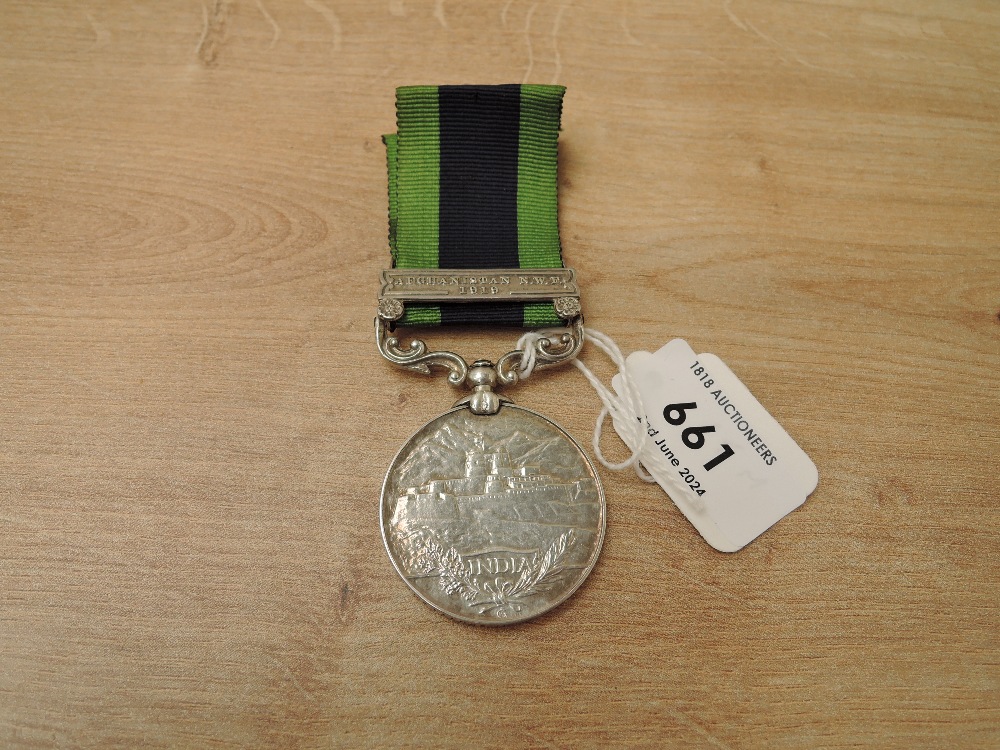 A George V Indian General Service Medal, Kaiser-I-Hind with Afghanistan N.W.F 1919 clasp, Calcutta