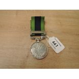 A George V Indian General Service Medal, Kaiser-I-Hind with Afghanistan N.W.F 1919 clasp, Calcutta