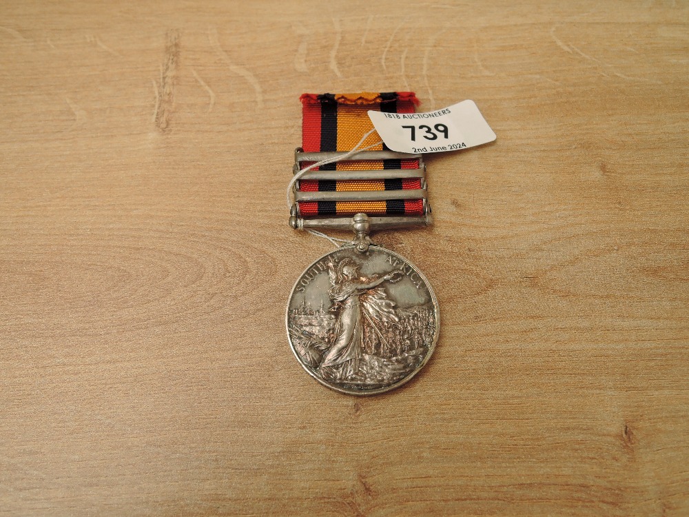 A Queen's South Africa Medal with three clasps, Cape Colony, Tugela Heights and Relief of - Image 2 of 4