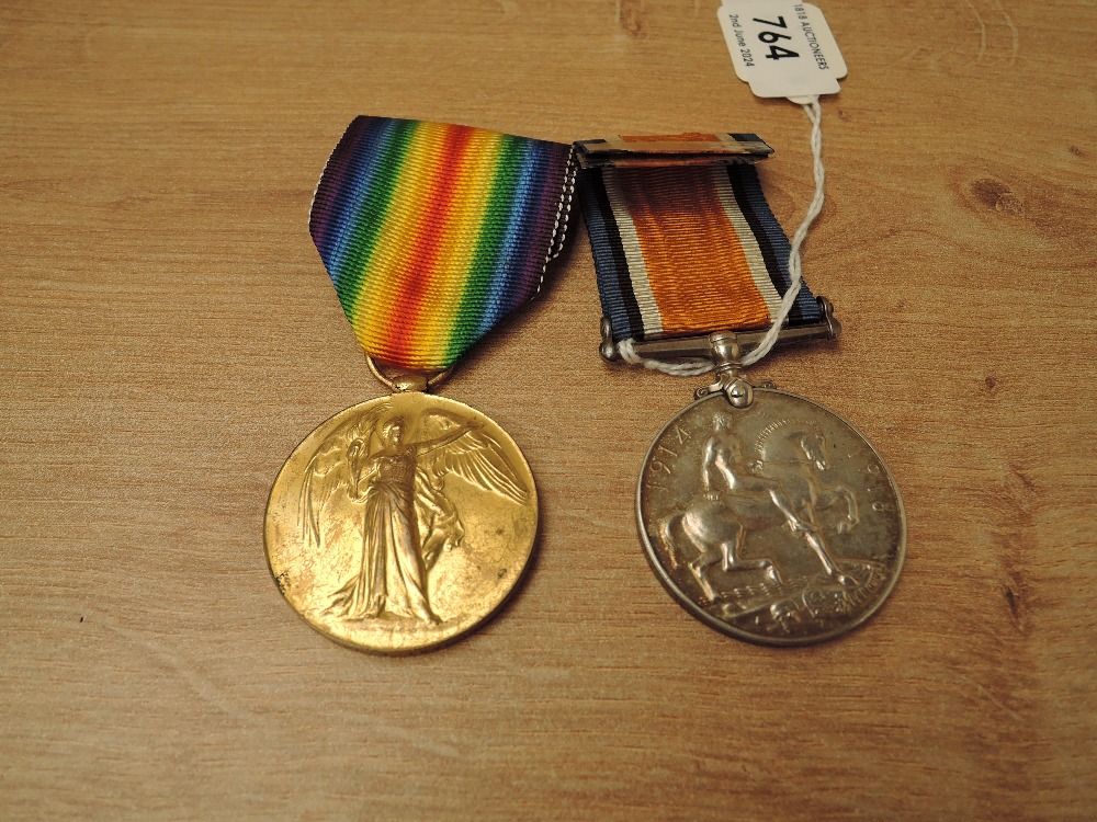 A pair of WWI Medals to 130620.CPL.T.TAYLOR.R.E, War Medal 1914-20 and Victory Medal