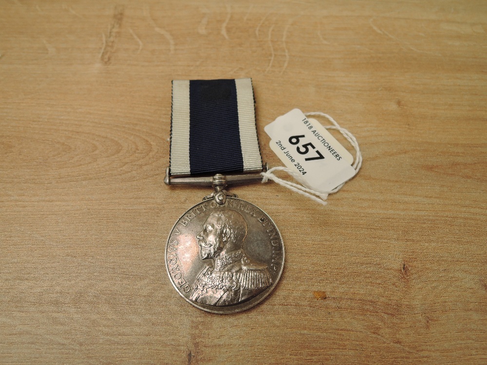 A George V Royal Naval Long Service and Good Conduct Medal to PLY.12055 R.T.Hughes.Private R.M.L.I - Image 2 of 4