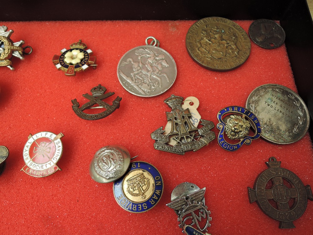 A collection of Badges and Medals including Railway Service, London & North Western, Lord Ashton - Image 3 of 5