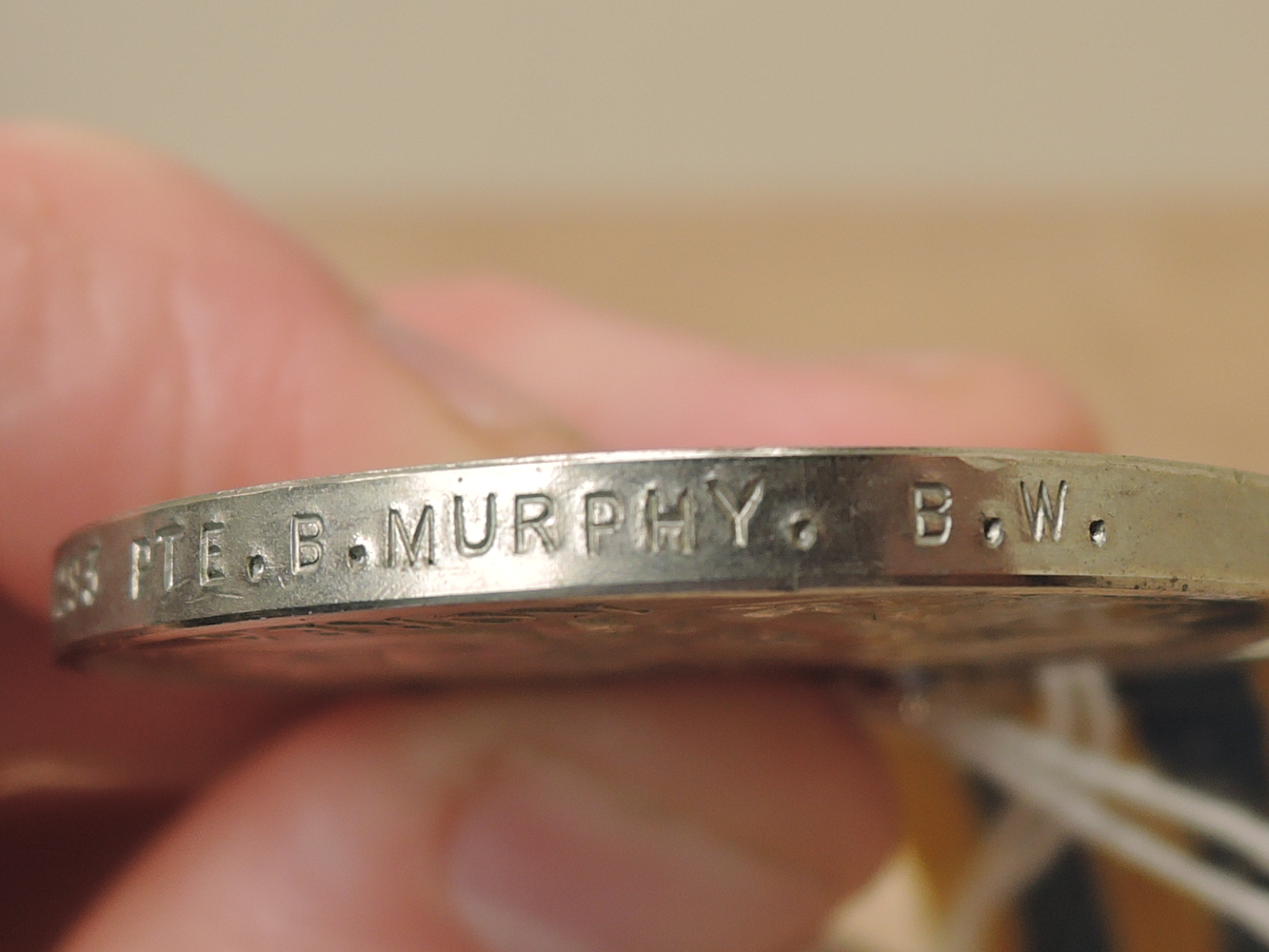 A British Korea Medal to 22384293 PTE.B.MURPHY.B.W and British UN Medal unnamed as issued - Image 4 of 4