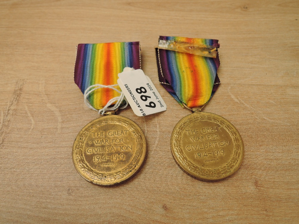 A WWI Victory Medal to 4/2367 SPR.H.R.BURKE.N.Z.E.F (New Zealand Expeditionary Force) along with a - Image 2 of 5