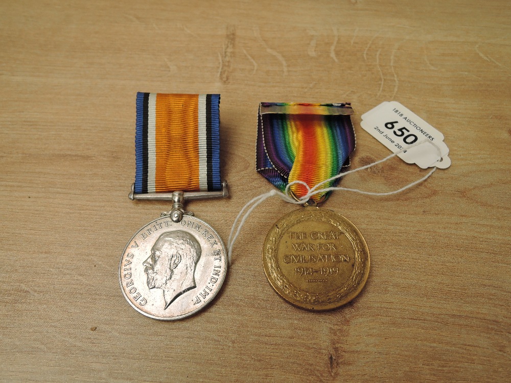 A WWI Medal Pair, War & Victory to 5426 SGT.J.EDMUNDS.R.W.FUS, both with ribbons - Image 2 of 4