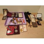 A collection of Medals including DGRA, Italian x2, Queen Elizabeth II Coronation, Louvain, Life