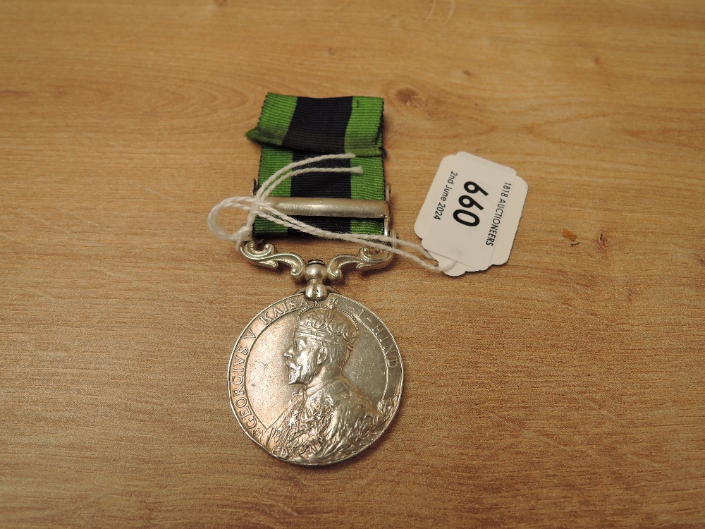 A George V Indian General Service Medal, Kaiser-I-Hind with Afghanistan N.W.F 1919 clasp, Calcutta - Image 2 of 4