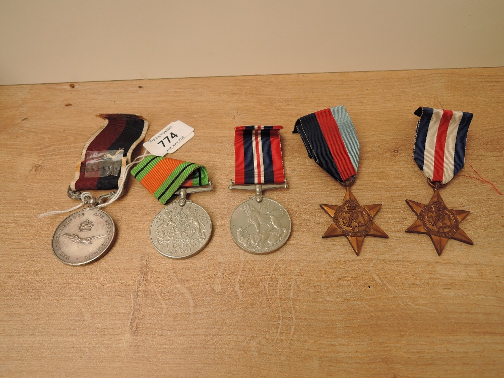 A WWII Five Medal Group to 4002269 SGT.J.J.TALBOT.RAF, 1939-1945 Star, France & Germany Star,