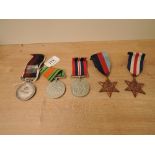 A WWII Five Medal Group to 4002269 SGT.J.J.TALBOT.RAF, 1939-1945 Star, France & Germany Star,