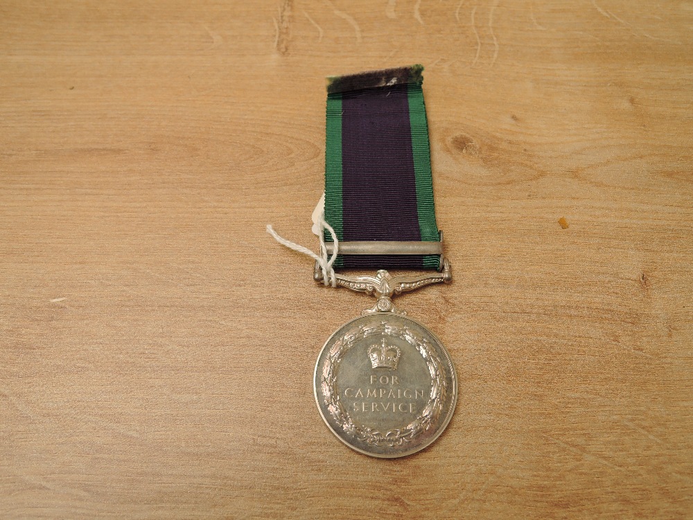 A Queen Elizabeth II British General Service Medal 1962-07, South Arabia clasp to 24107623 PTE.T. - Image 2 of 4