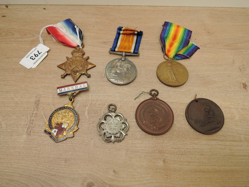 A WWI Trio, 1914-15 Star, War & Victory Medals to 17902 PTE.T.COLLYER.L/POOL.R,killed in action 11/