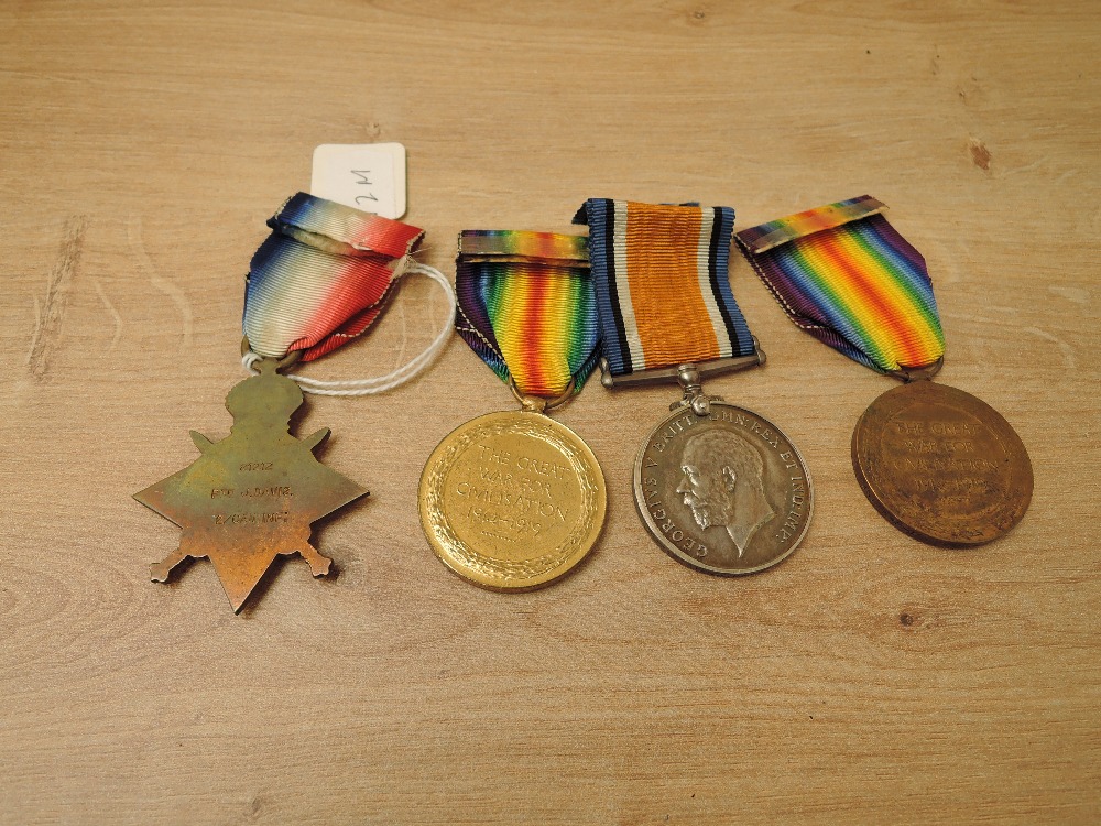 A WWI Medal Trio to 81212 PTE.J.DAVIS.2nd CANADIAN INFANTRY, 1914-15 Star, War & Victory Medals - Image 2 of 5