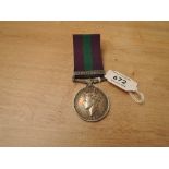 A George VI British General Service Medal 1918-62, Palestine clasp to T/64087 DVR.P.MANLEY.R.A.S.C