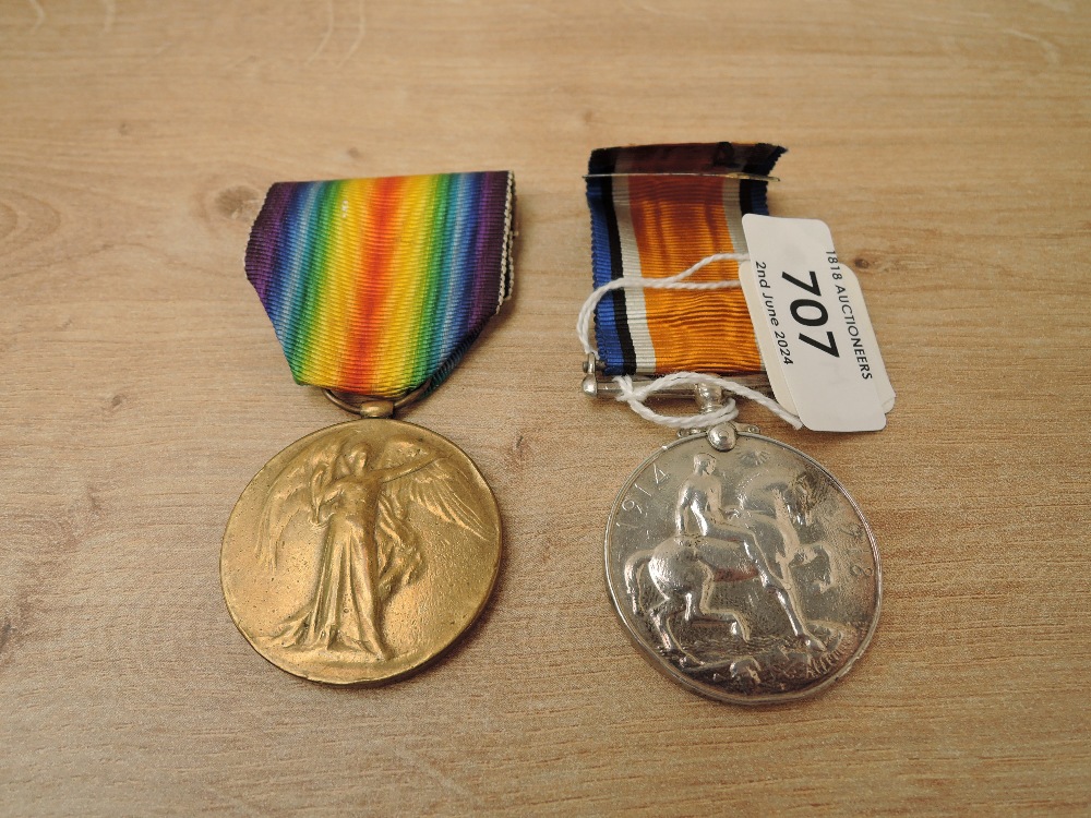 A pair of WWI Medals to LIEUT.P.L.PRYSE, said to be 3rd Btn South Wales Borderers, War & Victory
