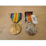 A pair of WWI Medals to LIEUT.P.L.PRYSE, said to be 3rd Btn South Wales Borderers, War & Victory