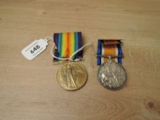 A WWI Medal Pair, War & Victory to 3610 PTE.J.WATERFIELD.S.LAN.R, both with ribbons