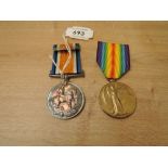 A WWI Pair to 126506 PTE.R.ANDERSON.4th CANADIAN INFANTRY, War & Victory Medals, Colonial Troops