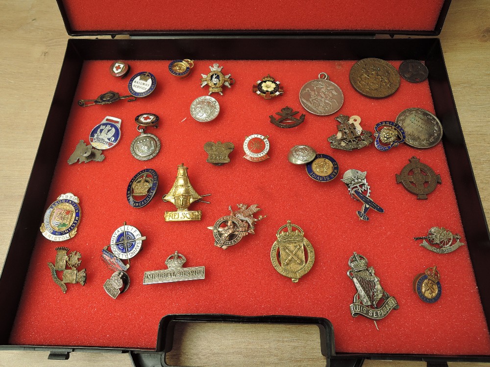 A collection of Badges and Medals including Railway Service, London & North Western, Lord Ashton