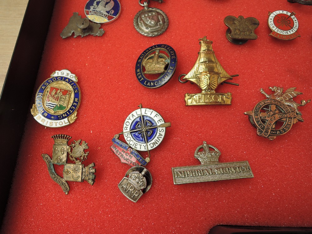 A collection of Badges and Medals including Railway Service, London & North Western, Lord Ashton - Image 5 of 5