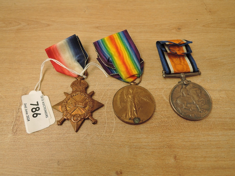 A WWI Trio, 1914-15 Star to 15959 L/SGT.N.B.FOGG.L/POOL.R, War & Victory Medals to 15959 CPL.N.B.